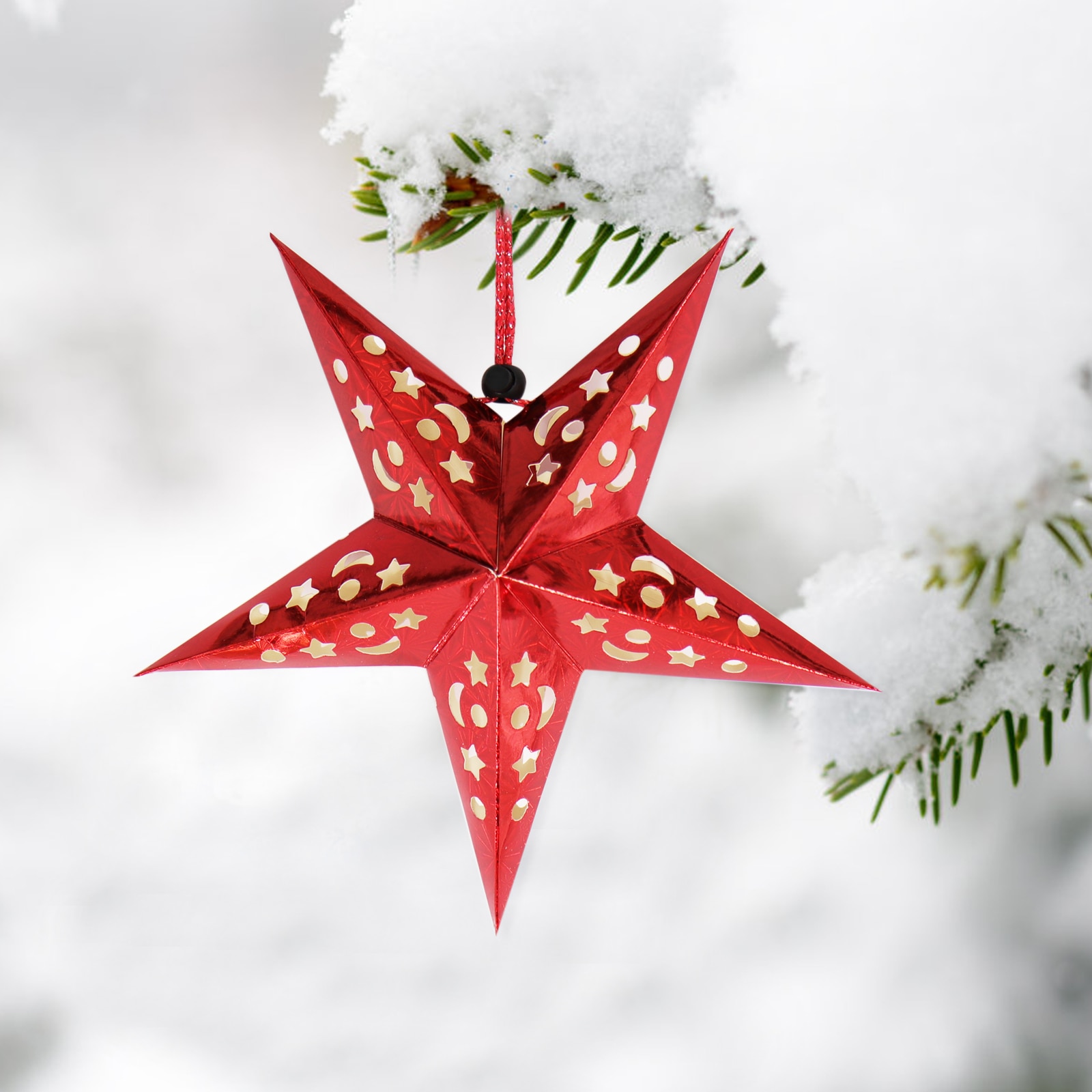 Paper Star Lantern Christmas Decoration