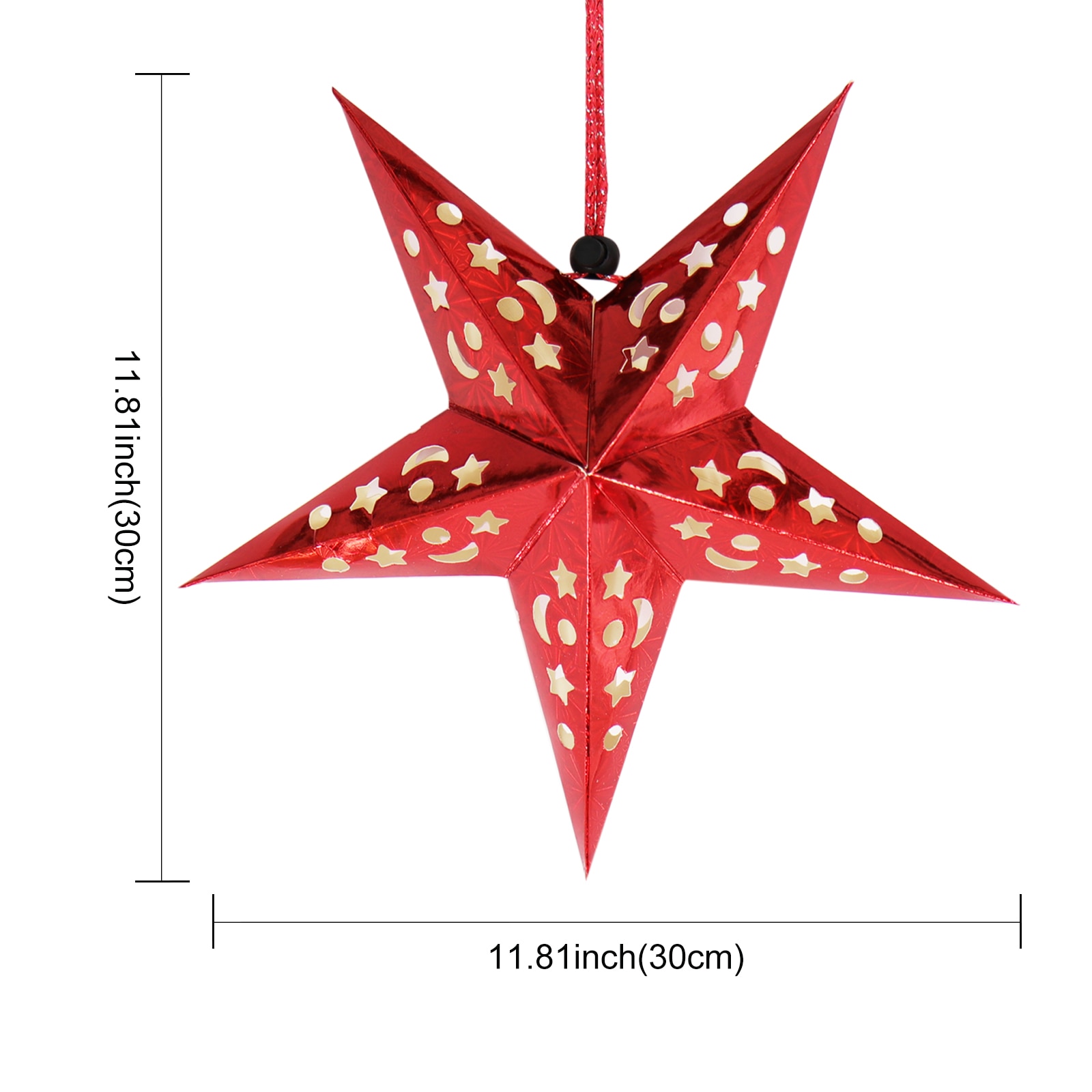 Paper Star Lantern Christmas Decoration