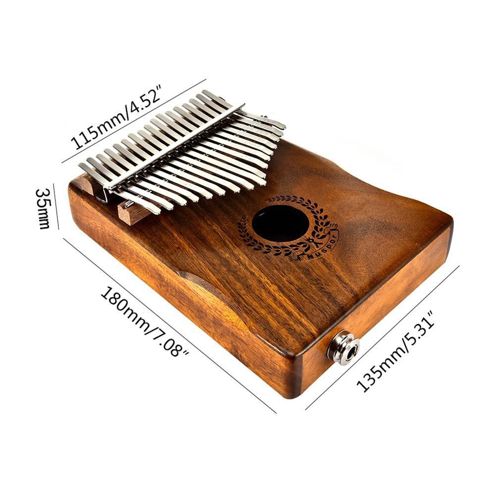 Electric Kalimba Wood Thumb Piano