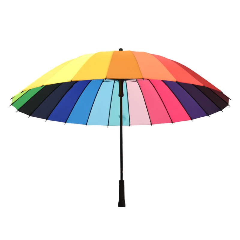 Rainbow Umbrella Long-Handle Umbrella 