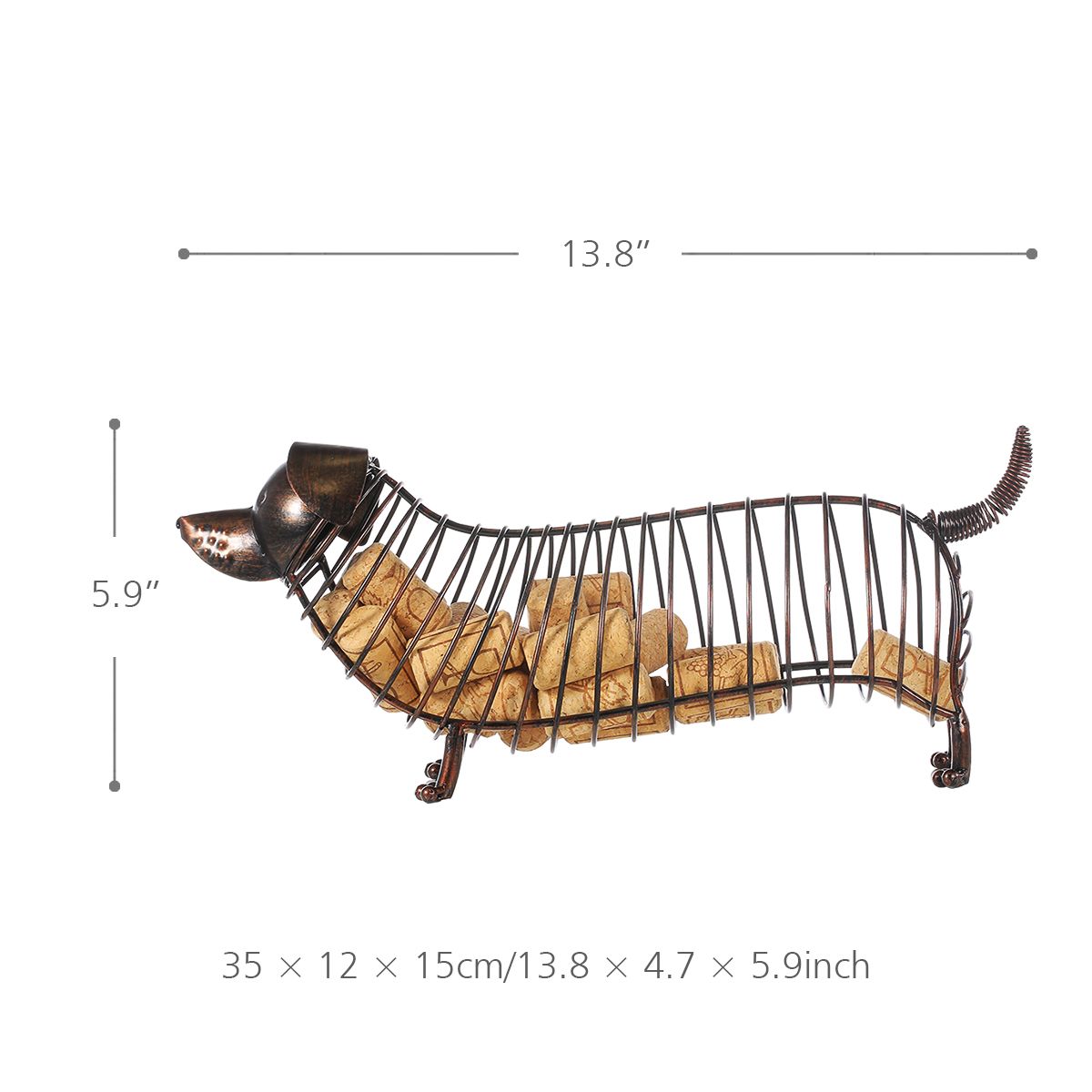 Wine Cork Holder Dog Design Home Decoration