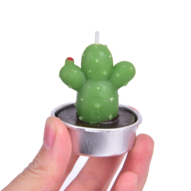 Cactus Candle Mini Home Décor