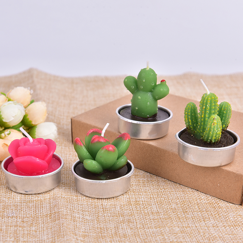 Cactus Candle Mini Home Décor