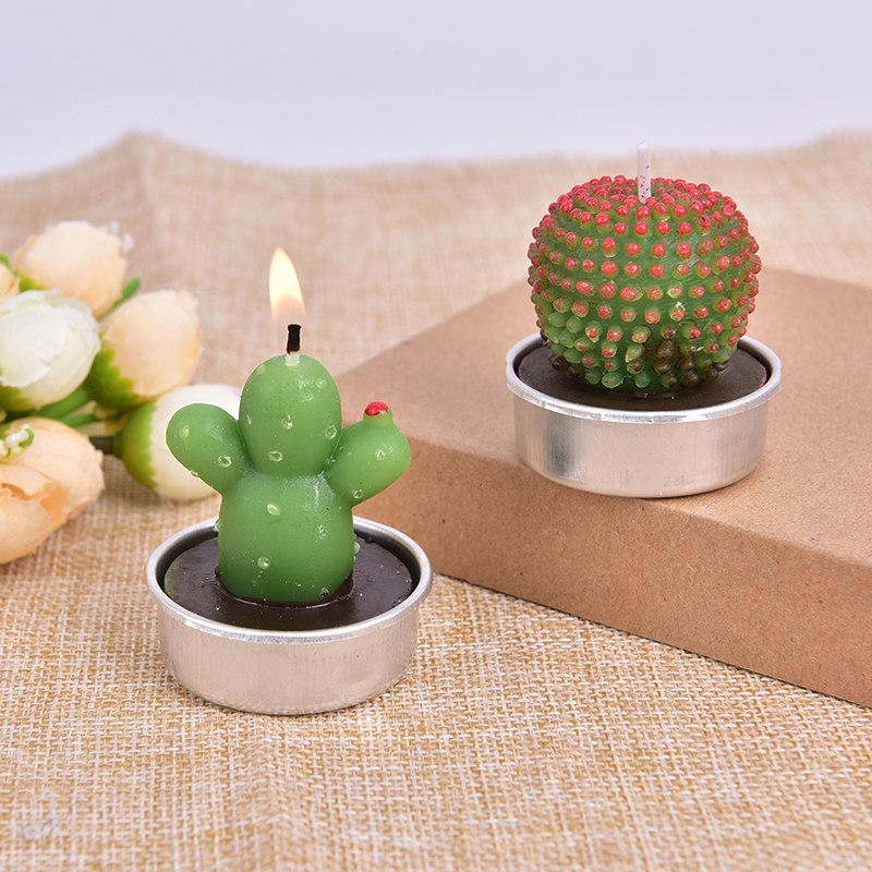 Cactus Candle Mini Home Décor