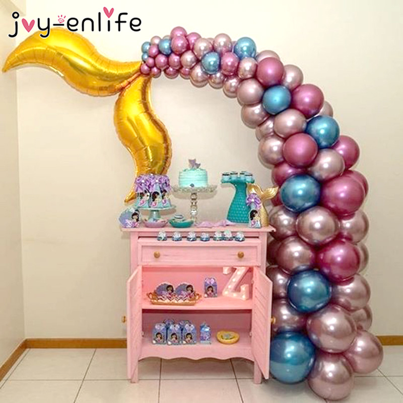 Mermaid Tail Balloon Party Décor (44pcs)