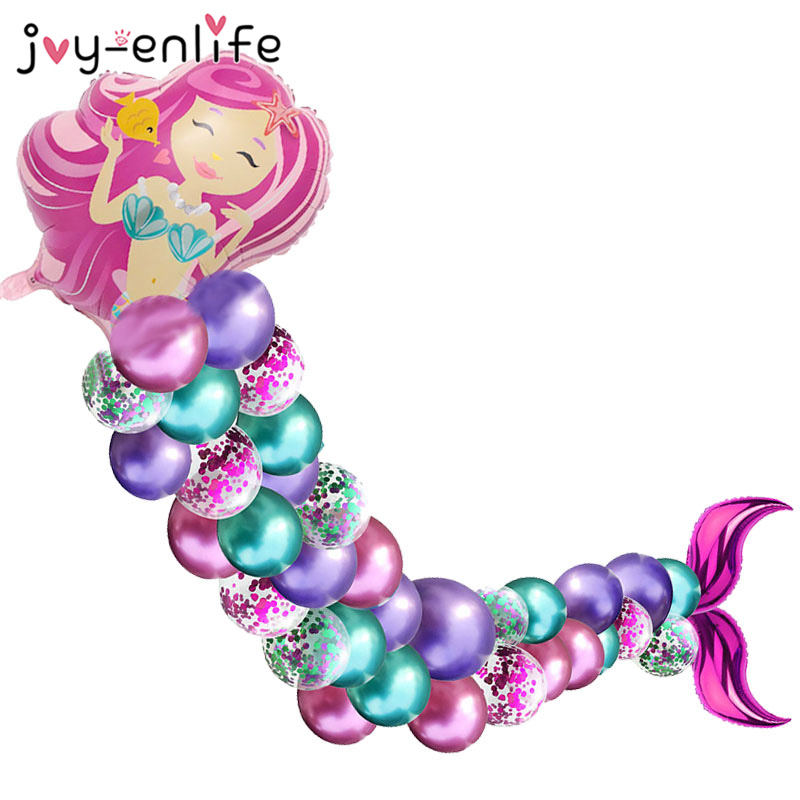 Mermaid Tail Balloon Party Décor (44pcs)