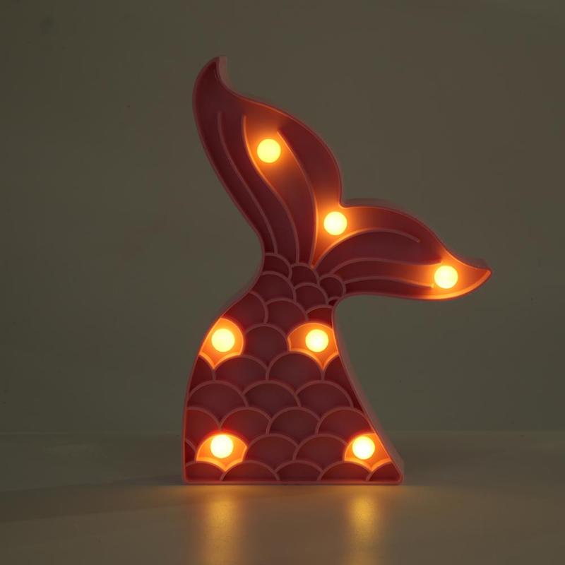 Battery Operated Night Light Mermaid Tail