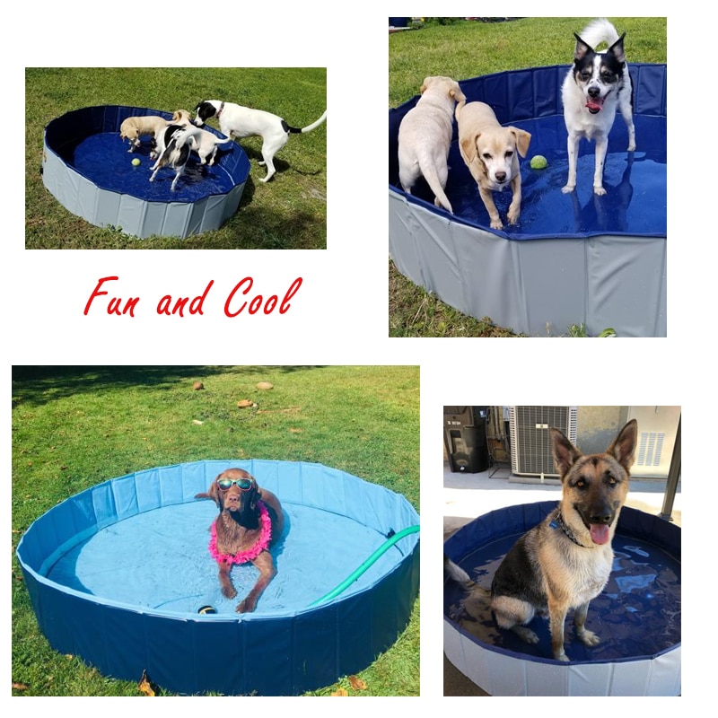 Plastic Dog Pool Collapsible Bath Tub