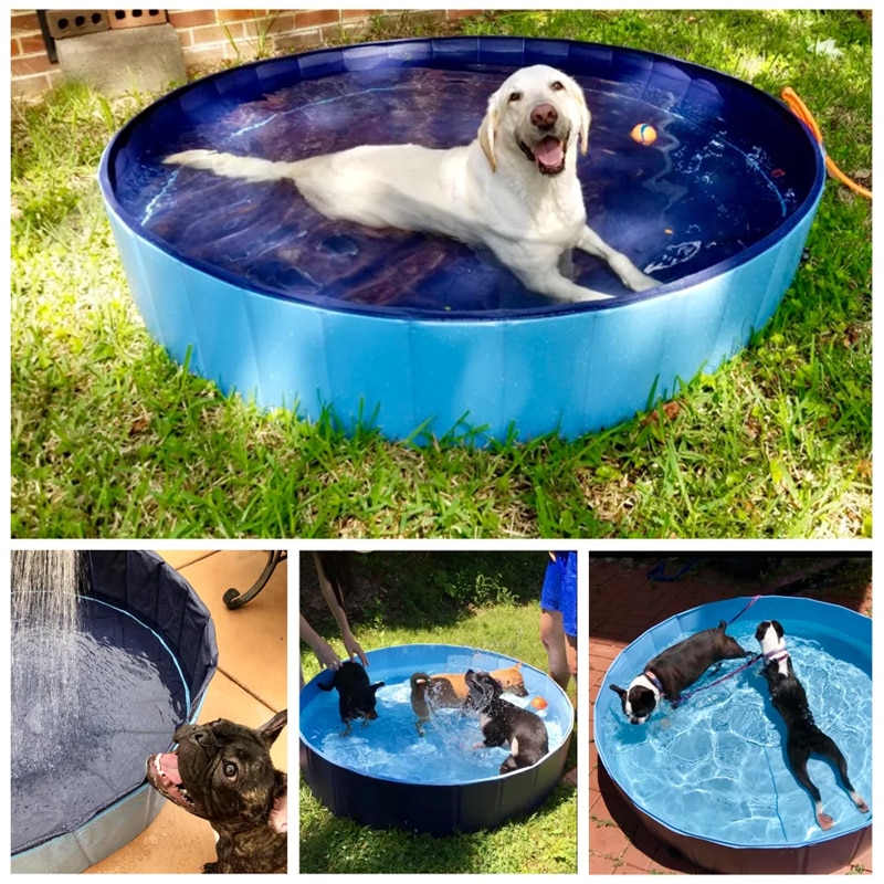 Plastic Dog Pool Collapsible Bath Tub