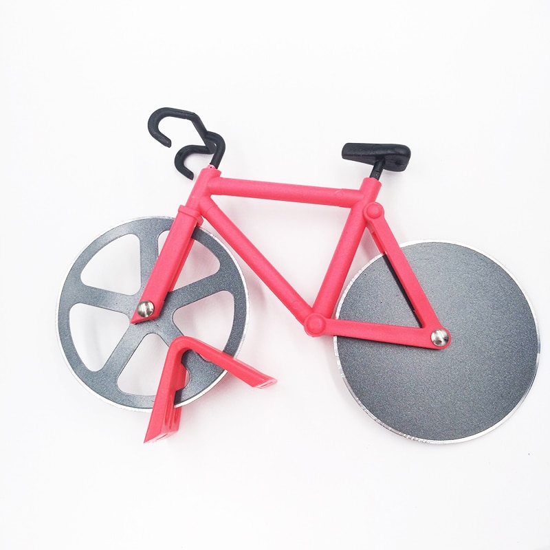 Pizza Slicer Bicycle Stainless Steel Cutter