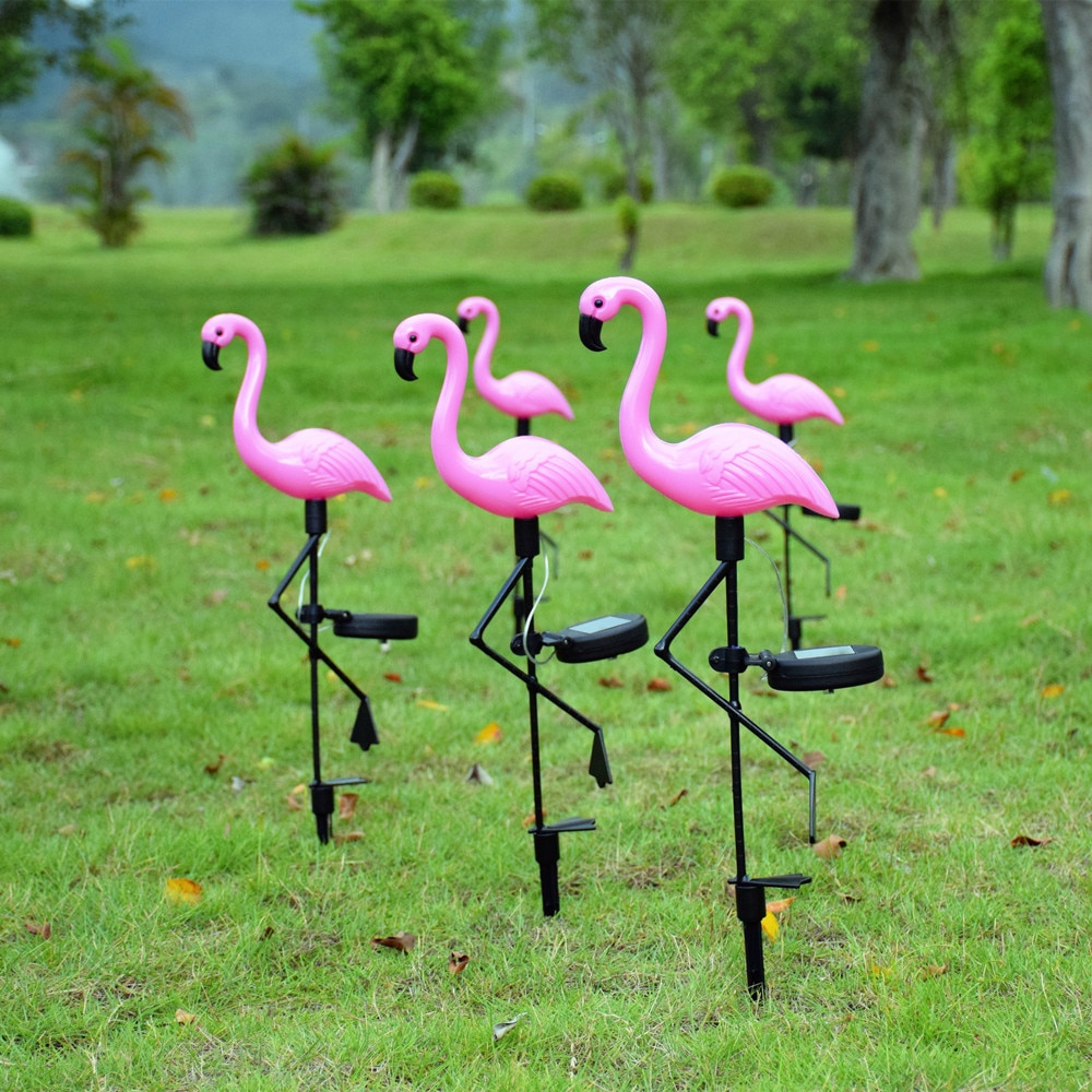 Flamingo Solar Light Waterproof Yard Decoration