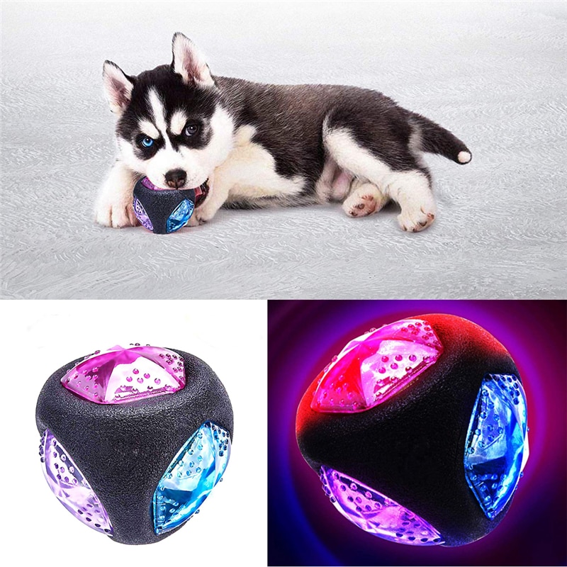 Light Up Dog Ball Bite-Resistant