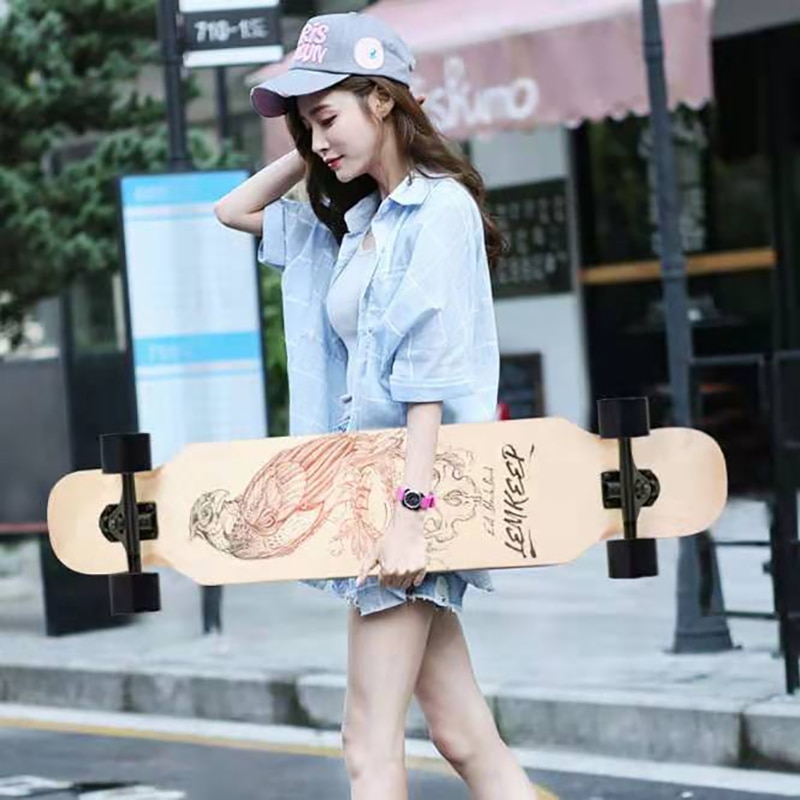 Longboard Skateboard 4 Wheels Skateboard