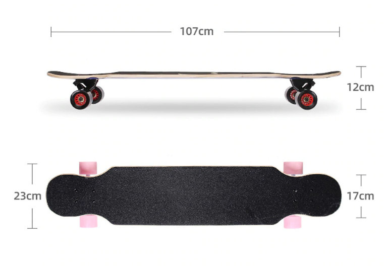 Longboard Skateboard 4 Wheels Skateboard