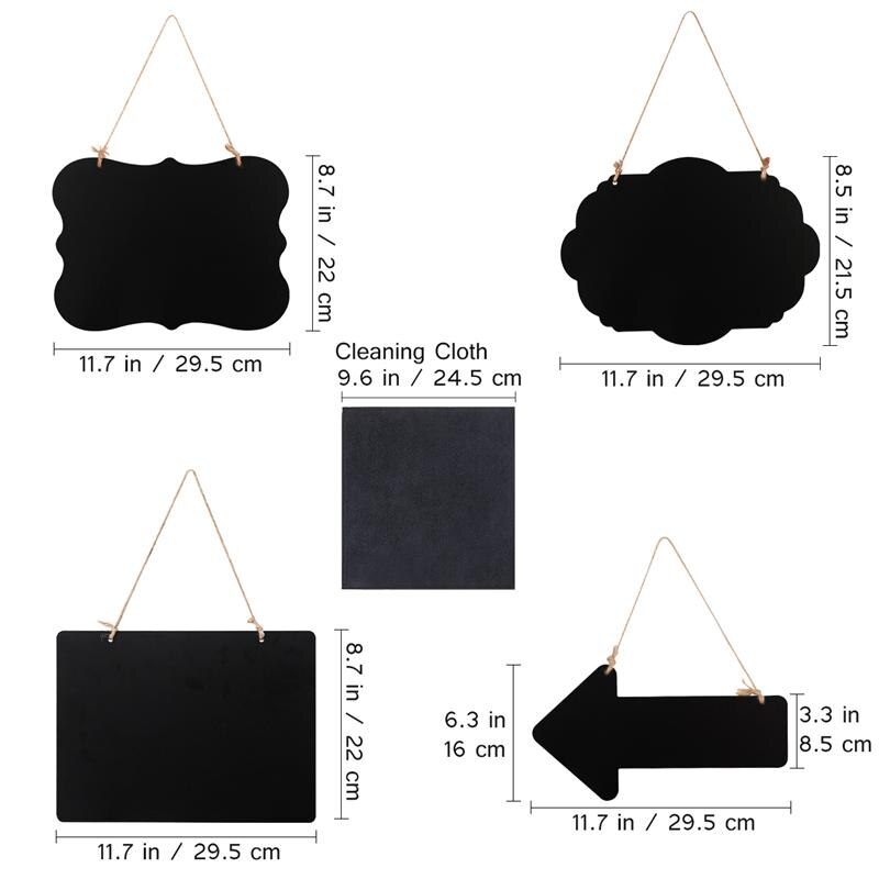 Chalkboard Signs Double-Sided Message Board