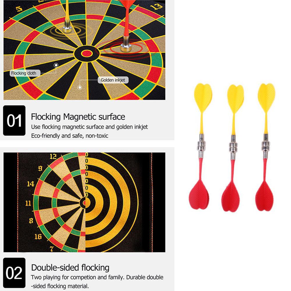 Magnetic Dart Board with 6PCS Darts