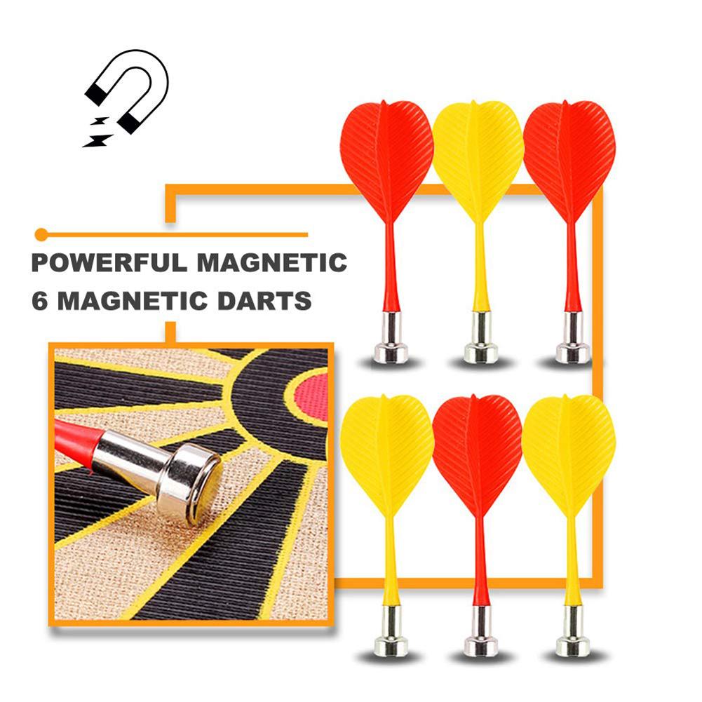 Magnetic Dart Board with 6PCS Darts