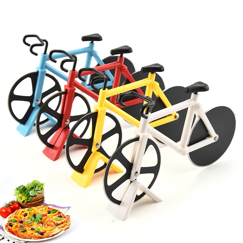 Bicycle Pizza Cutter Roller Knife