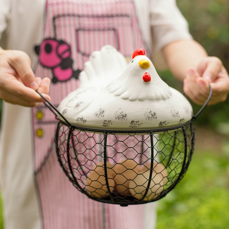 Chicken Egg Holder Storage Basket