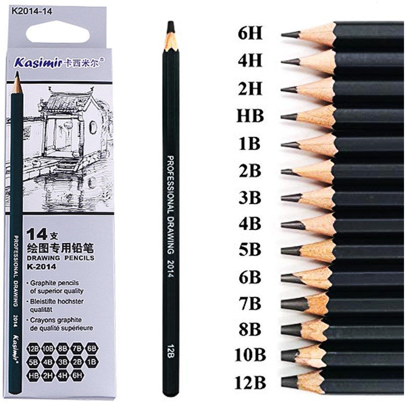 Art Pencil Set Drawing Supplies (14Pcs)