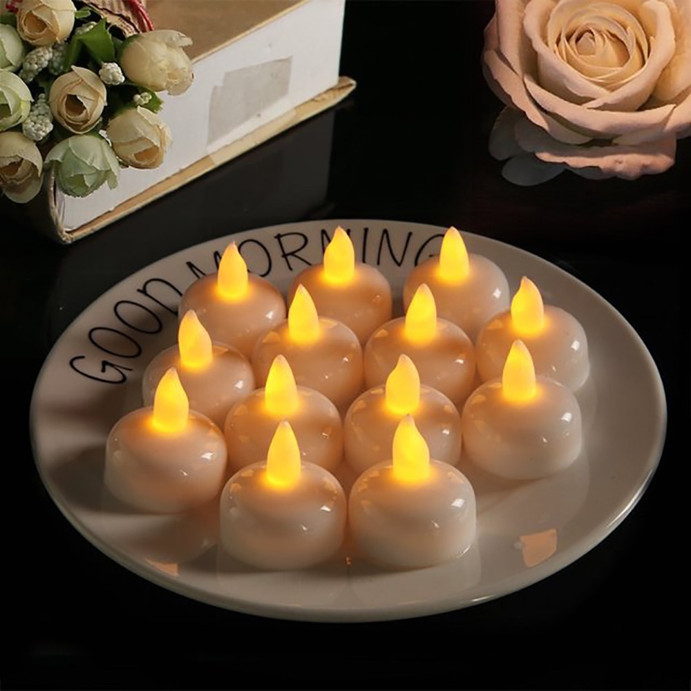 Floating LED Candles 12PCS Set