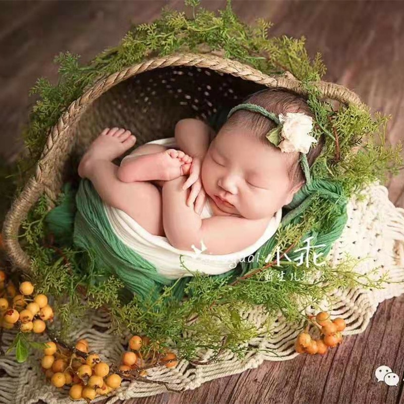 Hand Woven Basket Photography Prop