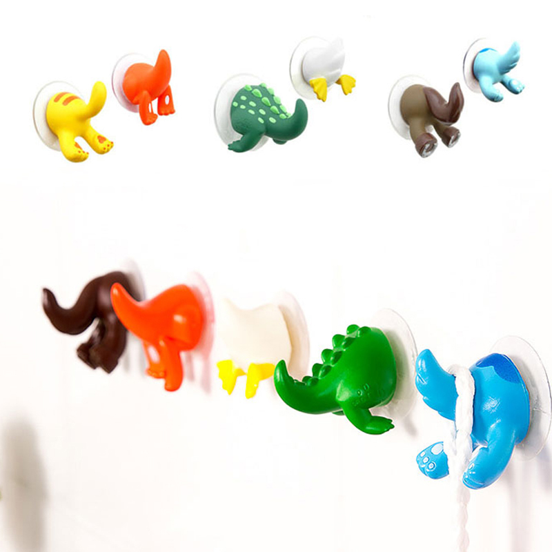 Suction Hooks Animal Tail Design (6pcs)