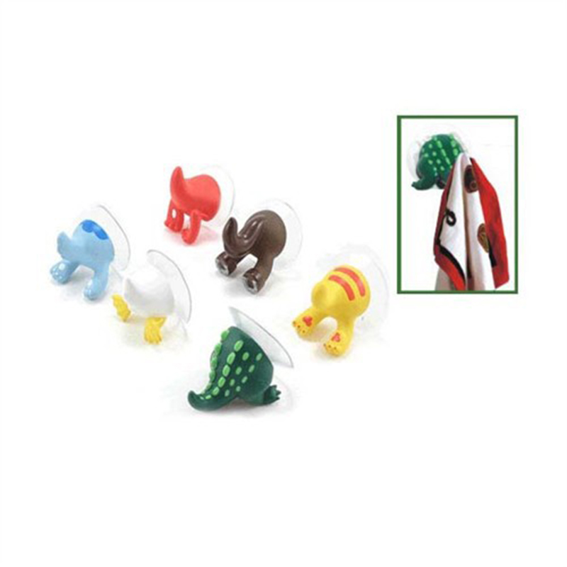 Suction Hooks Animal Tail Design (6pcs)