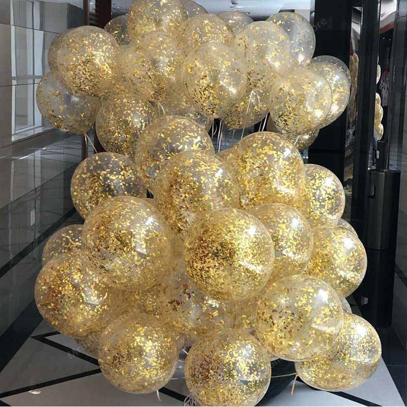 Glitter Balloons 10PC Party Decors Set