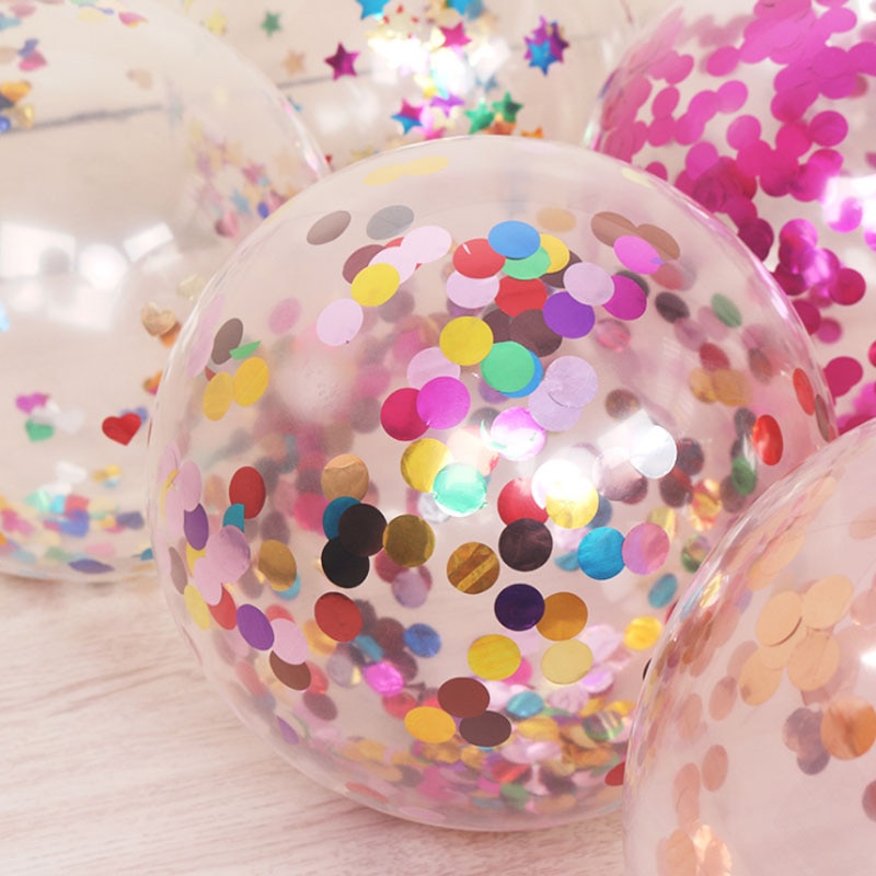 Glitter Balloons 10PC Party Decors Set