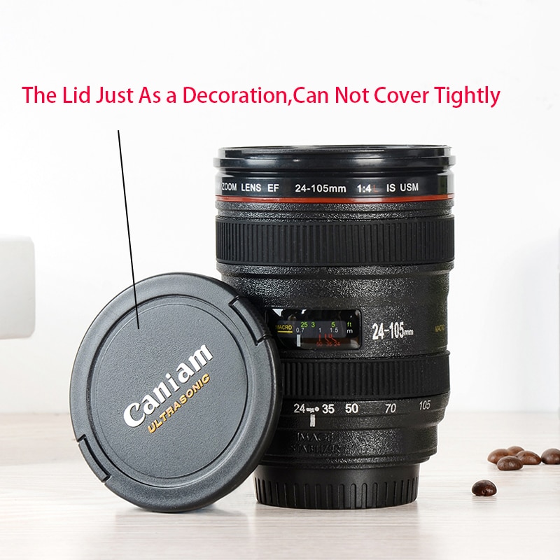 Camera Lens Coffee Mug Realistic Design