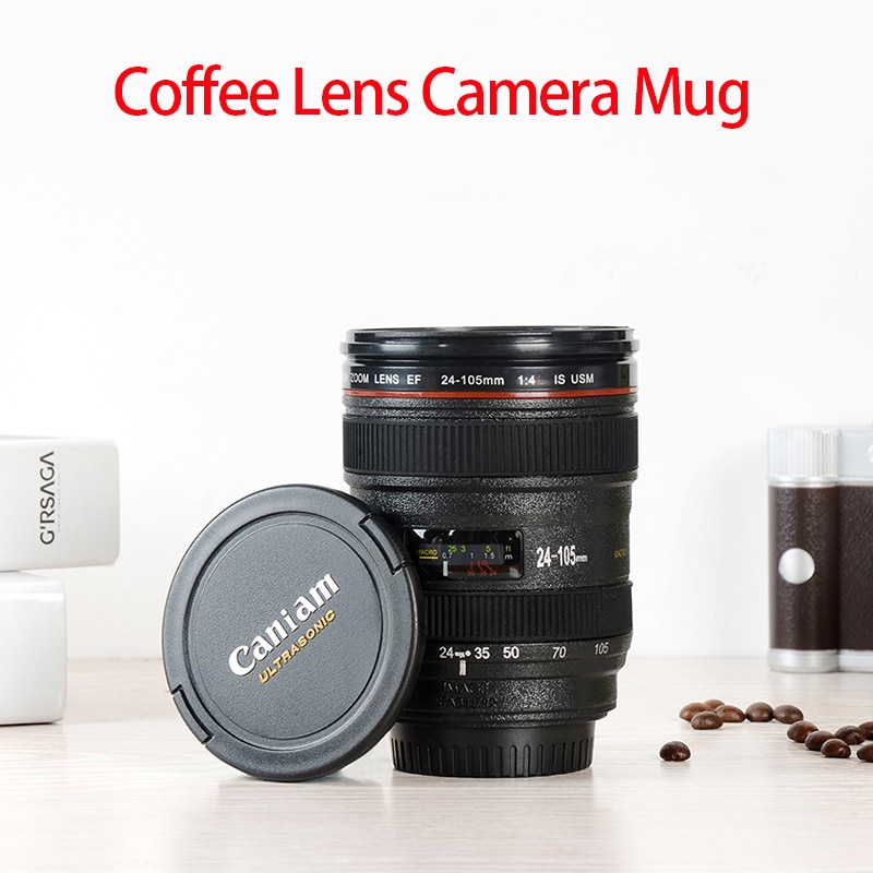 Camera Lens Coffee Mug Realistic Design