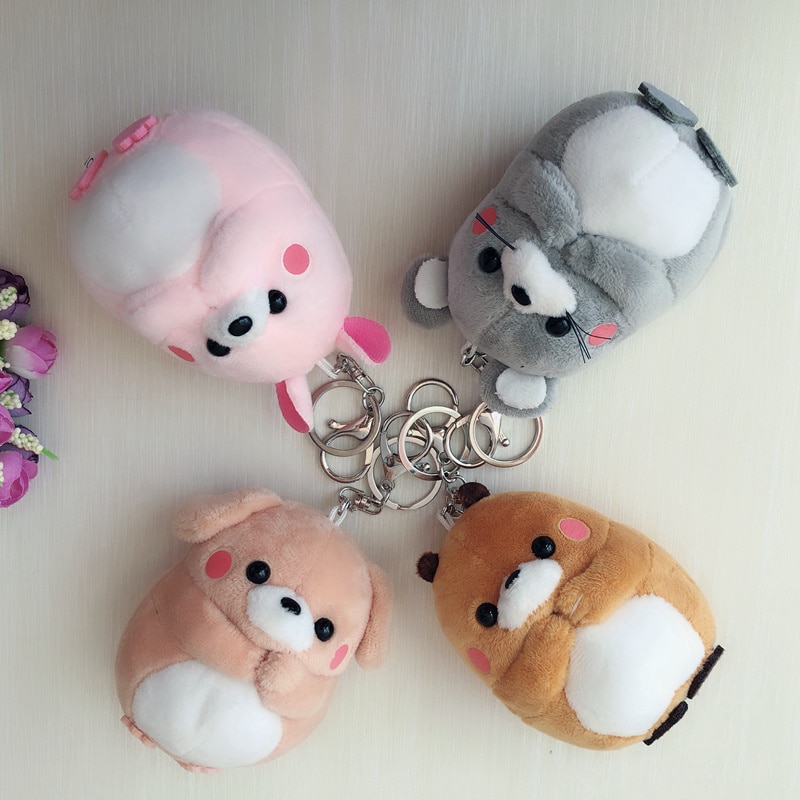 Animal Keychain Plush Charm