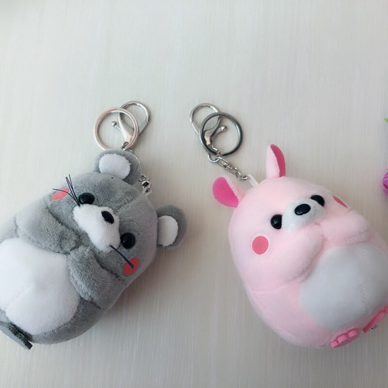 Animal Keychain Plush Charm