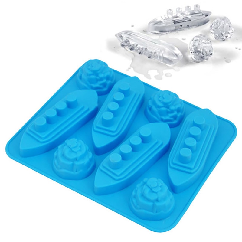 Silicone Ice Mold Titanic Ship Design