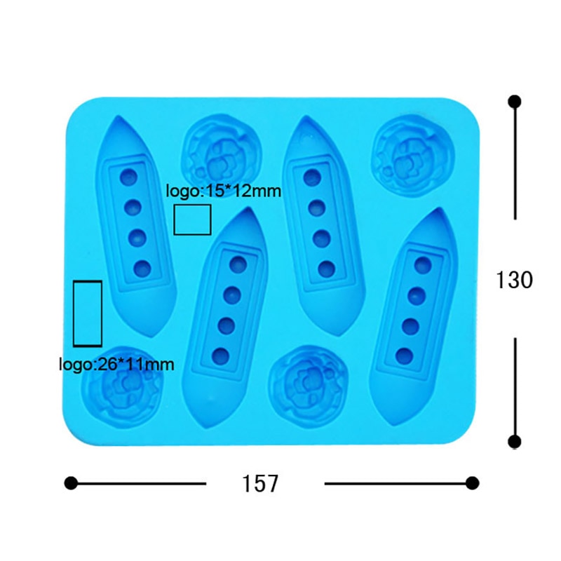 Silicone Ice Mold Titanic Ship Design