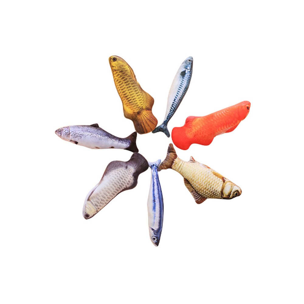 Cat Fish Toy 3D Fish Shape Toy