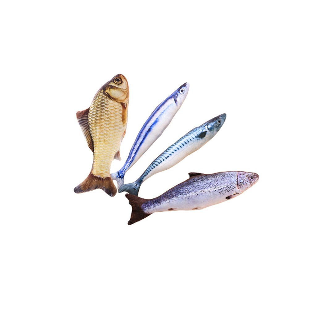 Cat Fish Toy 3D Fish Shape Toy