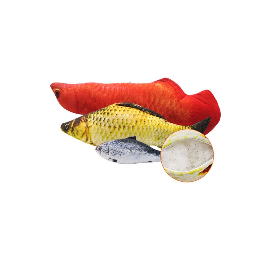 Cat Fish Toy 3D Fish Shape Toy