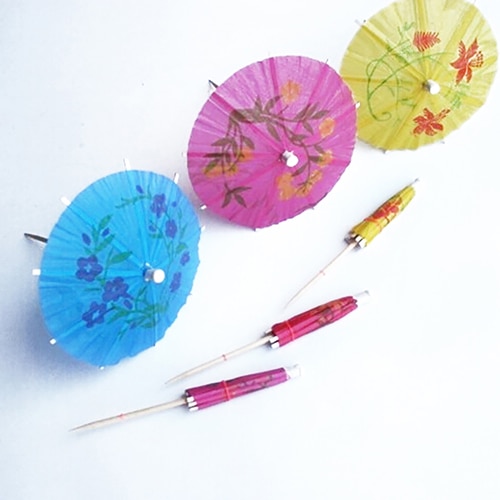 Cocktail Umbrellas Drink Decoration (50 PCS)