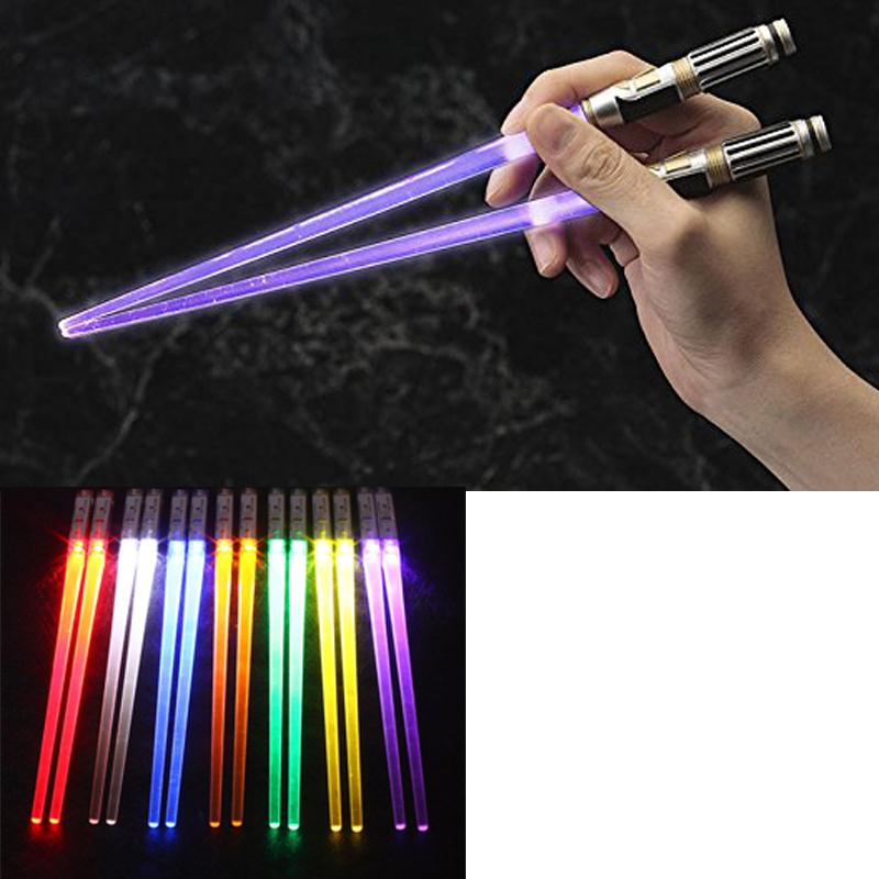 Lightsaber Chopsticks 2PC LED Utensils