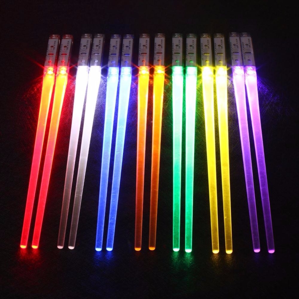 Lightsaber Chopsticks 2PC LED Utensils