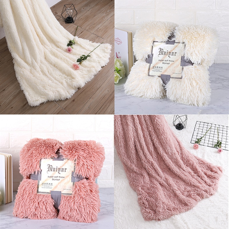 Throw Blanket Soft Fluffy Sheet