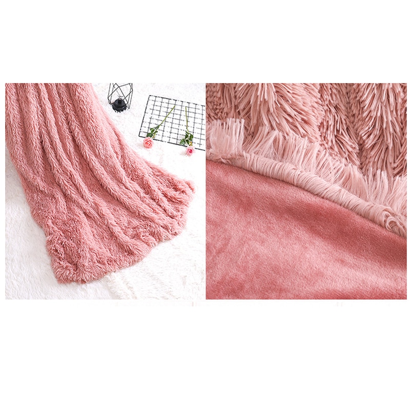 Throw Blanket Soft Fluffy Sheet