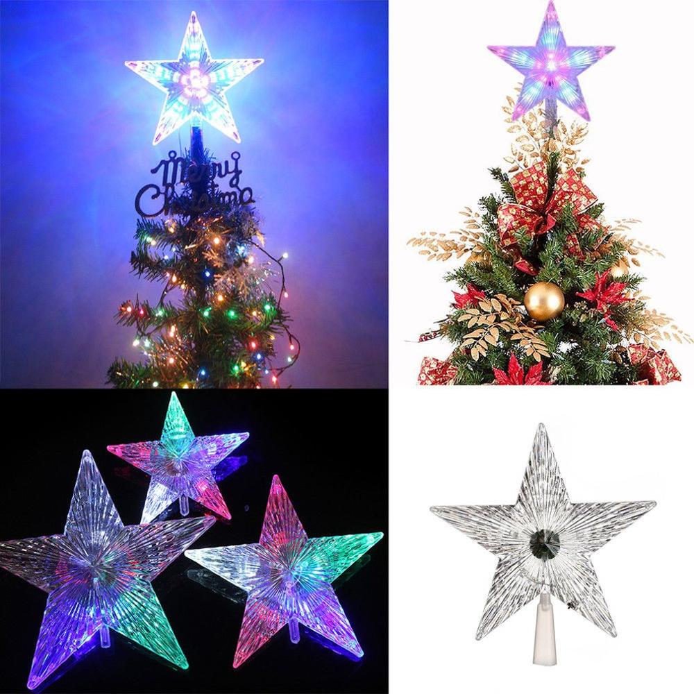 Christmas Tree Star Topper LED Decoration