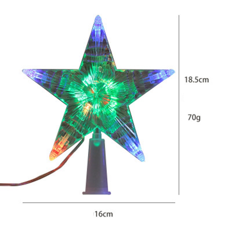 Christmas Tree Star Topper LED Decoration