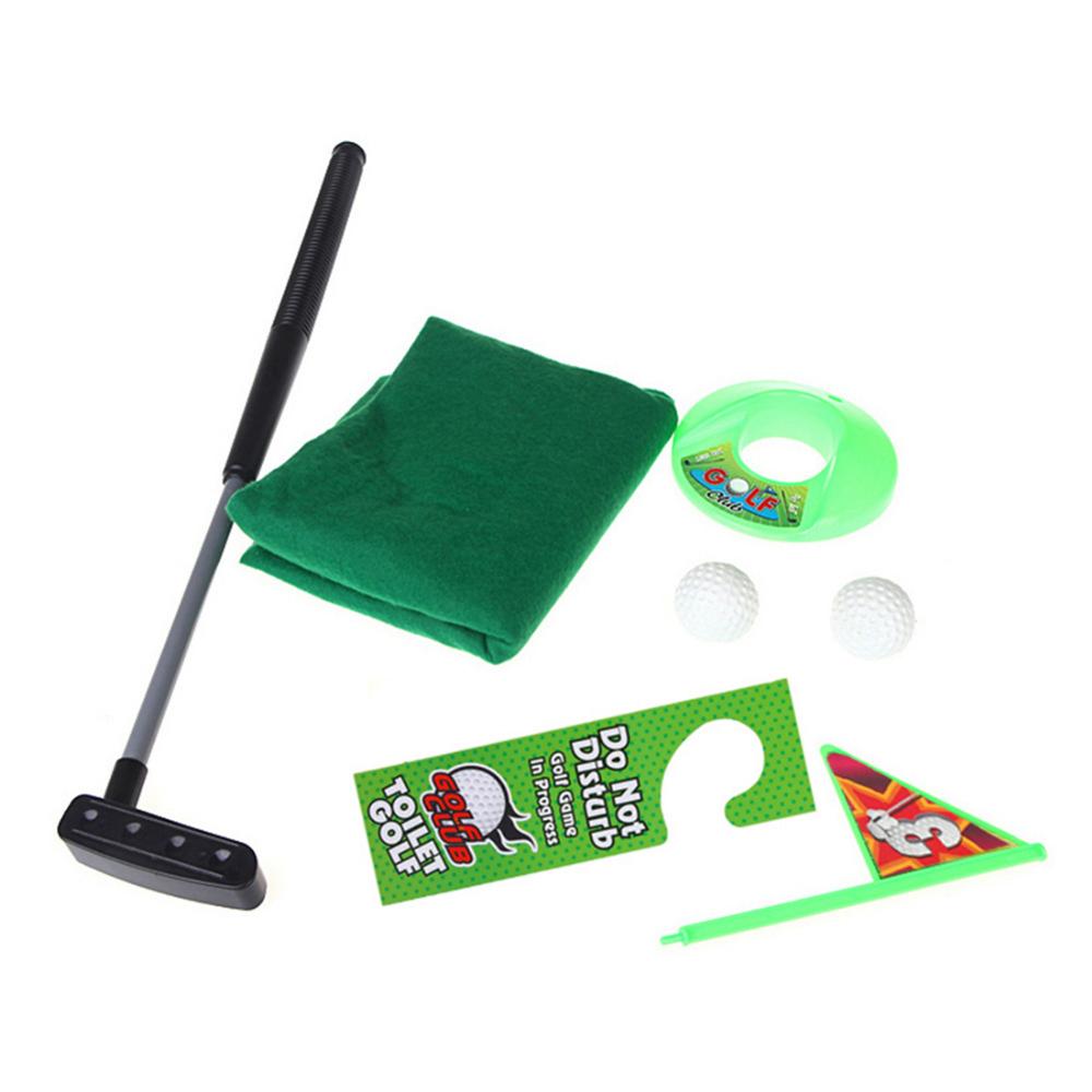 Mini Golf Set Bathroom Putter Exercise