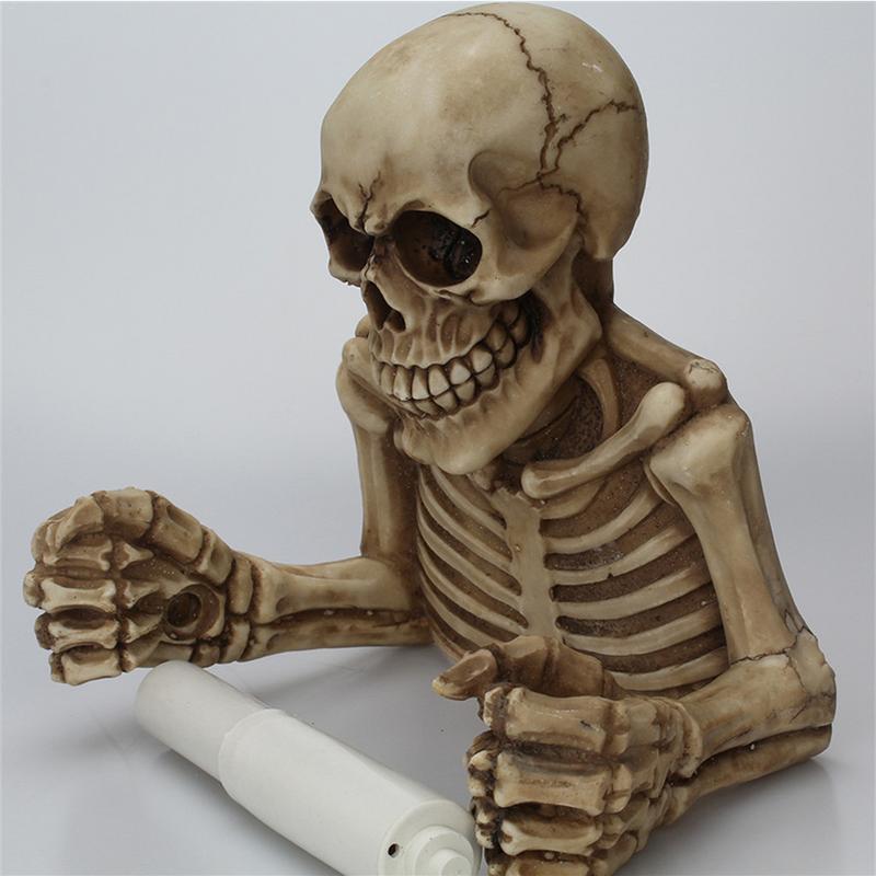 Skeleton Toilet Paper Holder Wall-Mount