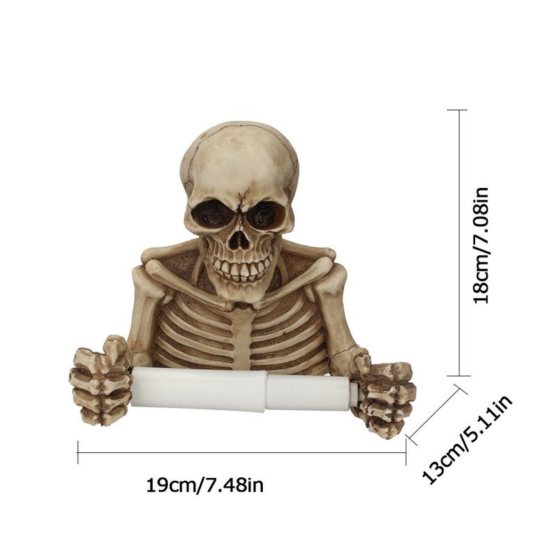 Skeleton Toilet Paper Holder Wall-Mount