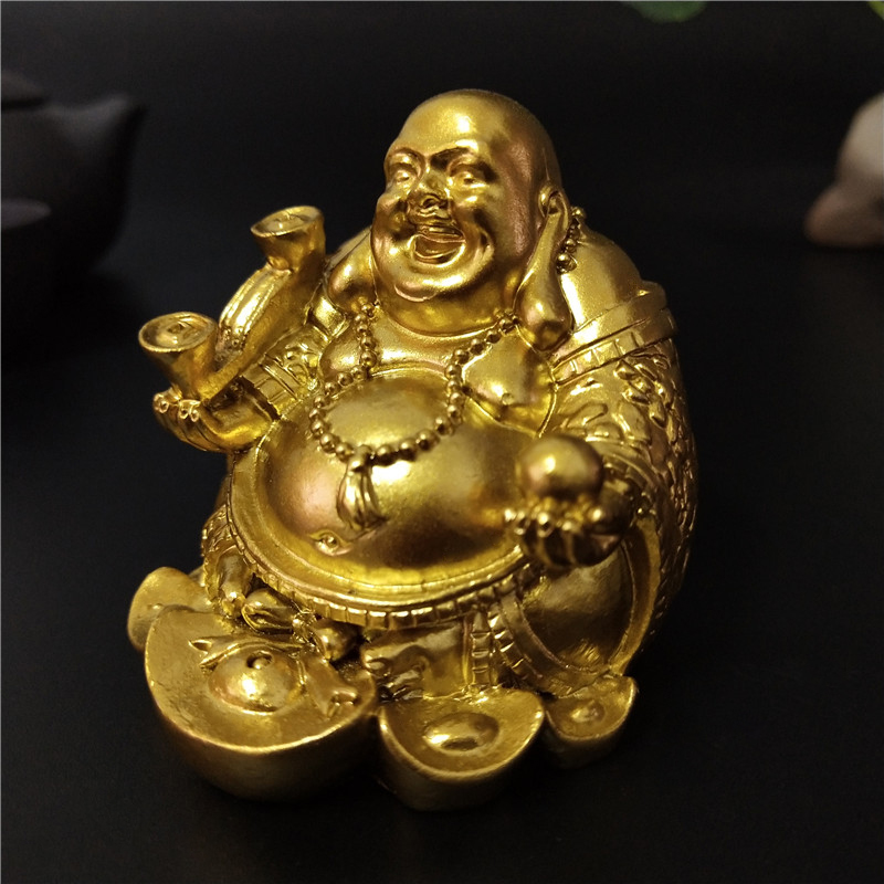 Laughing Buddha Statue Decorative Ornament